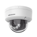 Hikvision Digital Technology [Dual Light + 2 Micrófonos Integrados] Domo IP 4 Megapixel / Lente 2.8 mm / 30 mts Luz Blanca + 30 mts IR / ACUSENSE / Exterior IP67 / IK10 / WDR 120 dB / PoE / ONVIF / Micro SD / Metal / ACUSEARCH