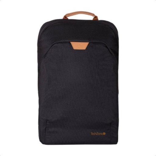 15.6 IN TECHZONE ECHO HERO BACK PACK MADE OF RECYCLED MATERIALS BLA