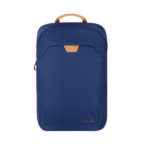 15.6 IN TECHZONE ECHO HERO BACK PACK OF RECYCLED MATERIALS BLUE
