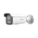 Hikvision Digital Technology [Dual Light + 2 Micrófonos Integrados] Bala IP 8 Megapixel (4K) / Lente Mot. 2.8 a 12 mm / 60 mts Luz Blanca + 60 mts IR / ACUSENSE / Exterior IP67 / IK10 / WDR 120 dB / PoE+ / ONVIF / Alarmas I/O / Micro SD / Metal / ACUSEARCH