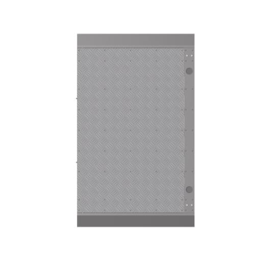 Hikvision Digital Technology Base ADICIONAL para Torniquetes de la Serie DSK3B961 / Añade 1 Carril de 90 cms / Requiere DS-K3B961TX-BASE900-S