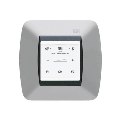 [EGIAUDIOSOLUTIONS_1212] EGI AUDIO SOLUTIONS Mando Bluetooth IP | Control Táctil | Compatible Sistema Millennium | Alimentación PoE | Color Blanco |