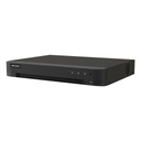 Hikvision Digital Technology DVR 8 Canales TURBOHD + 8 Canales IP / 8 Megapixel (4K) / Audio por Coaxitron / ACUSENSE / Reconocimiento Facial / 1 Bahía de Disco Duro / Salida de Video en 4K / H.265+