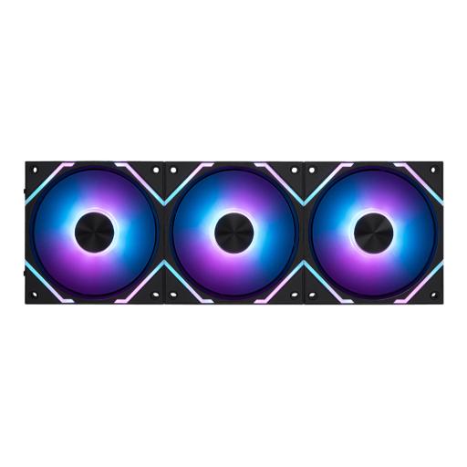 VENTILADOR P/GABINETE MSI (MPG EZ120 ARGB-3B) ARGB, CONEXION MAGNETICA, 3 FAN, 360MM, NEGRO