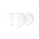Huawei Kit de 3 - Punto de Acceso Wi-Fi 6 /  1.775 Gbps / MU-MIMO 2x2:2 (2.4GHz y 5GHz) / Smart Antenna 20% más cobertura / Instalación en techo y pared / Seguridad WP3 / Con Administración Gratuita desde la Nube