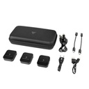 Game Factor KIT 2 MICROFONOS LAVALIER GAME FACTOR USB C/2.4GHz/CANC DE RUIDO NEGRO (MCL650)