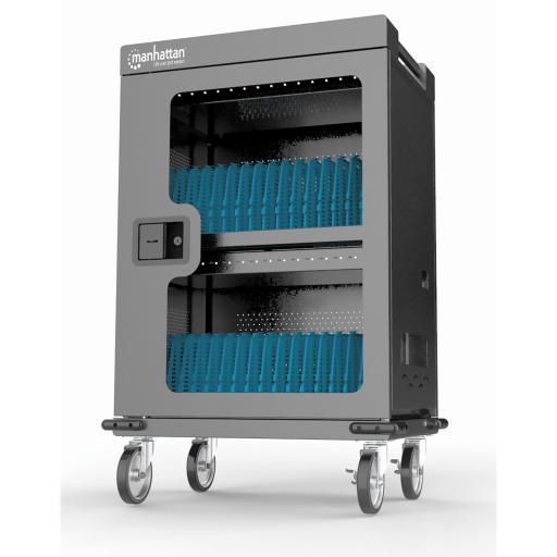 Carro de carga profesional con 32 puertos USB-C - 576 W Manhattan.