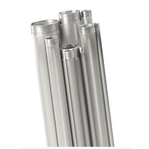 RAWELT Tubo conduit rígido de aluminio 50.8 x 3050 mm ( 2" x 10').