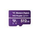 Western Digital Memoria Micro SD Western Digital Purple WDD512G1P0C512 GB Micro SC QD101- 1UHS Clase 10 para videovigilancia.