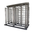 AccessPRO Torniquete De Paso Doble de Cuerpo Completo con Puerta Lateral y Rehilete de Acceso / Fabricado en Acero Inoxidable Grado 304 /
