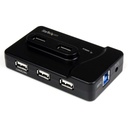 StarTech.com CONCENTRADOR HUB USB 6 PUERTOS 2X USB 3.0 4X USB 2.0 1X 2A
