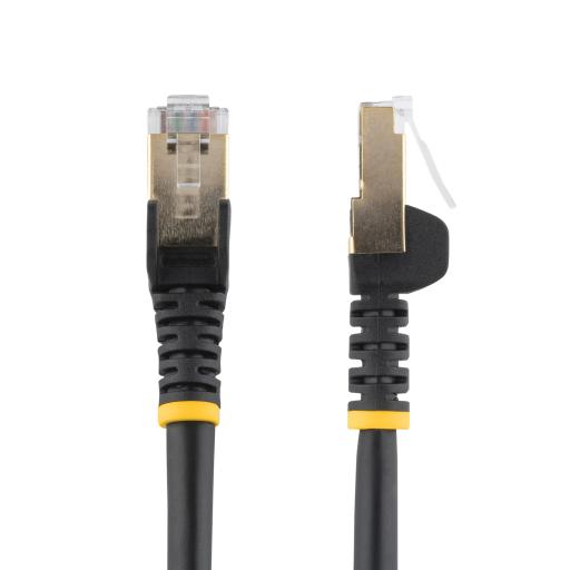 StarTech.com CABLE DE RED ETHERNET CAT6A BL LINDADO DE 15CM NEGRO