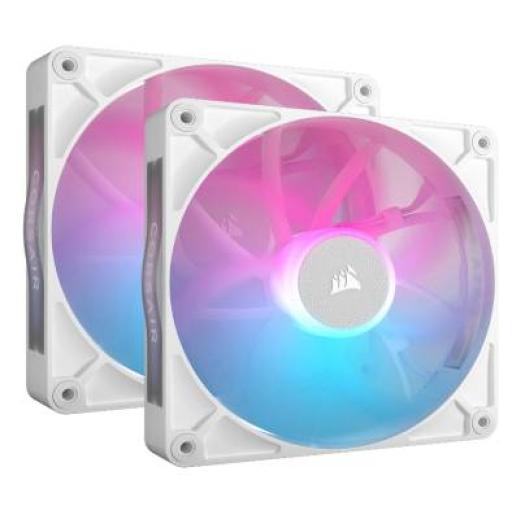 VENTILADOR P/GABINETE CORSAIR (CO-9051024-WW) ICUE LINK RX140 RGB,2 FAN,140MM,BLANCO