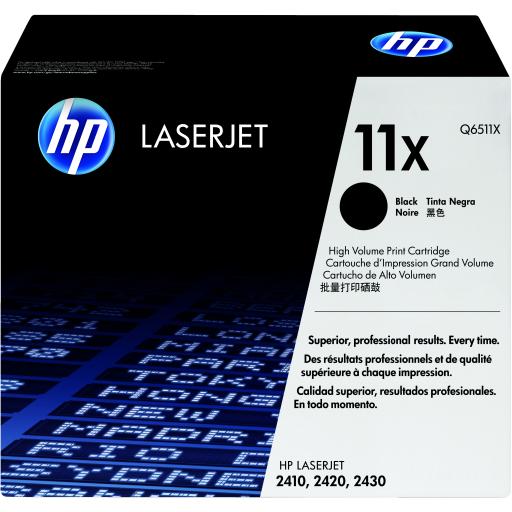 HP BLACK LASERJET 2400 SERIES CARTRIDGE Q6511X