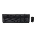 KIT TECLADO Y MOUSE ALAMBRICO ACTECK (AC-939928) MK455,USB,105 TEC,1600 DPI,NEGRO