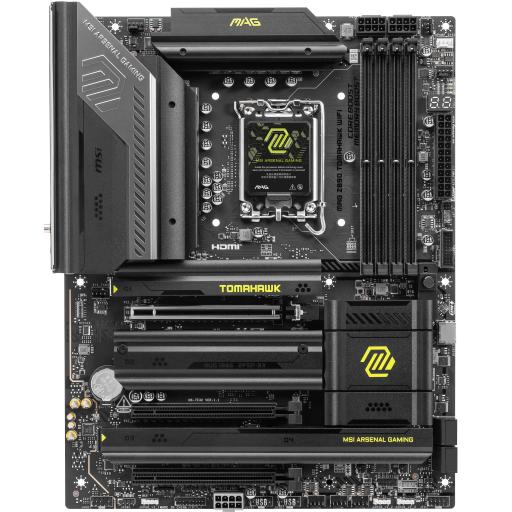 MOTHERBOARD MSI (MAG Z890 TOMAHAWK WIFI) SOCKET 1851, 4*DDR5 9200, HDMI, 2*THUNDEBOLT, 4*M.2, ATX