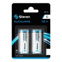Steren Pilas Steren Alcalinas Tipo C 1.5V C/2 Pzas