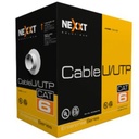 Nexxt Solutions Cable Nexxt Solutions Enterprise Cat6 UTP  4P 23AWG CM 305m Azul