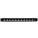 Nexxt Solutions Panel de Conexión Red Nexxt Solutions para Rack Cat6A 24 Puertos Modular Blindado para S/FTP 1U Esmalte Negro