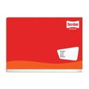 Scribe Cuaderno Italiano Escolar Grapado Scribe C5 Cuadro Chico 100 Hojas