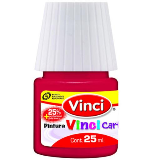 Dixon Pintura cartel vinci 25 ml rojo carmesi - 56 caja c/10 piezas