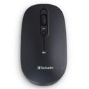 Verbatim Mouse VERBATIM Inalambrico Recargable Multidispositivo USB-C a USB-A  Negro