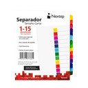 Nextep Separador Nextep Economico 15 Divisiones sin Numero