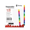 Nextep Separador Nextep Economico 15 Divisiones con Numero