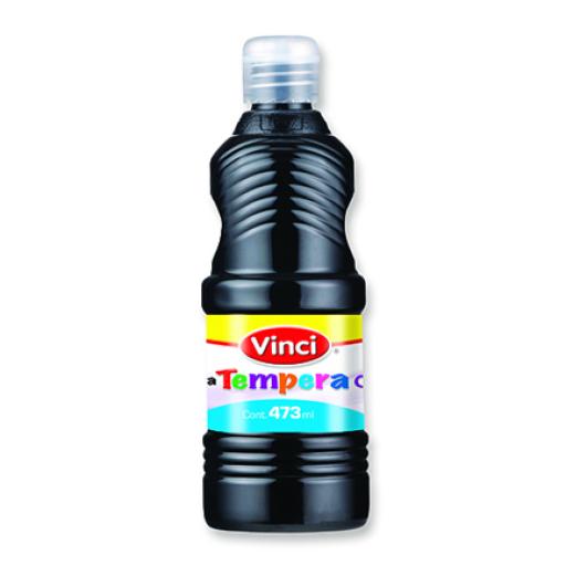 Dixon Pintura tempera vinci 473 ml negro bujía