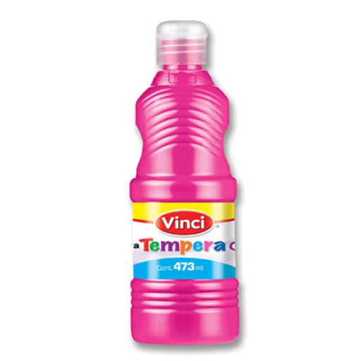 Dixon Pintura tempera vinci 473 ml rosa fluorescente