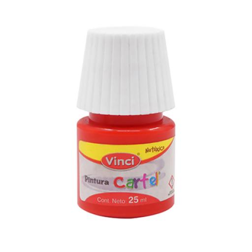 Dixon Pintura Cartel Vinci 25 ml Geranio #58 Caja c/10 piezas