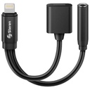Steren CABLE ADAPTADOR STEREN LIGHTNING A 35MM Y CARG