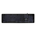 Perfect Choice TECLADO PERFECT CHOICE CON ILUMINACION EN TECLAS PARA OFICINA - BACKLIGHT