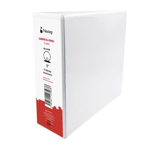 Nextep Carpeta Nextep Vinil Aro "O" 3" Carta Blanca