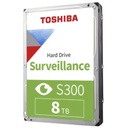 Toshiba Disco Duro Interno Toshiba S300 para Videovigilancia 8TB 7200RPM y 256MB Cache hasta 64 Camaras.