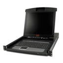 Schneider Electric 17IN RACK LCD CONSOLE WITH INT EGRATED 8 PORT ANALOG KVM SWITCH