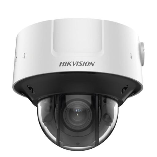 Hikvision Digital Technology Domo IP 12 Megapixel / Lente Mot. 2.8 - 12 mm / Filtro IR / IK10 / IP67 / Reconocimiento Facial / WDR 140 dB / Búsqueda por Atributos / microSD
