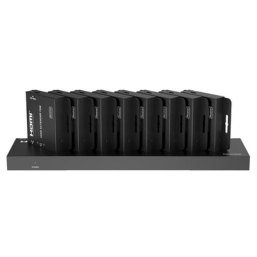 Epcom Splitter HDMI 1x8 | Extensor HDMI | 4K@30Hz 40m | 1080p@60Hz 70m | Función PoC |  4:4:4 