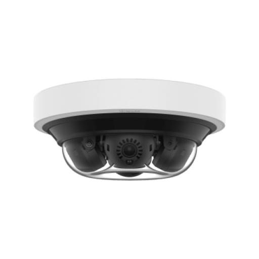 Hanwha Camara IP Multisensor 16MP (4 Sensores de 4MP)/ WDR 120DB/ Lente fijo 3.19mm/ Inteligencia Artificial/ POE+/ IP66/ NEMA 4X/ IK10/ MICROSD/ IR 15M/ NDAA