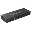 Epcom Splitter HDMI 1X4 | Velocidad de trasmisión 48 Gbps| Resolución 8K | Salida de audio| HDCP 2.3