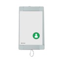 IBERNEX Modulo Asistencial para Baño con tirador y Botón cancelador Iluminado / IP65 / Bus RS485 / Compatible con NX0019/B, NX0015 Y NX1021