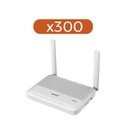 FiberHome KIT 300 Piezas ONU GPON WiFi 6, Doble Banda 2.4/5 GHz , con 4 puertos Gigabit Ethernet + 2 POTS + 1 USB + 1 CATV (RF), conector SC/APC