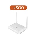 FiberHome KIT 300 Piezas ONU GPON WiFi 6, 2.4/5 GHz, 4 puertos Gigabit + 1 POTS + 2 USB, Conector SC/UPC