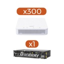 FiberHome Kit 300 ONTS AN5506-01AG ONU GPON 1 PTO GE + 1 OLT AN60002-AC