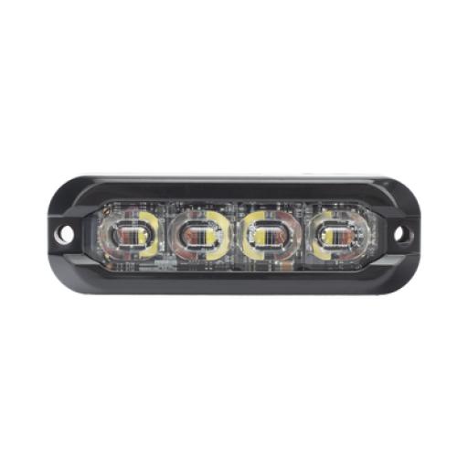 ECCO Luz perimetral , 8 LED Ultra Brillantes, Dual Color Rojo / Claro