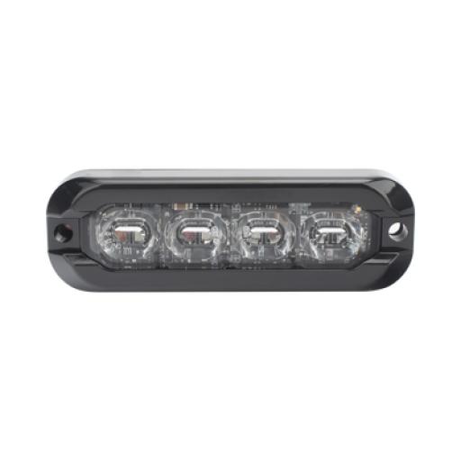 ECCO Luz perimetral , 8 LED Ultra Brillantes, Dual Color Rojo / Azul