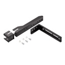 Panduit Soporte en L Para Canaletas FiberRunner 4x4 o 6x4, Para Instalación en Riel de Charola Tipo Escalerilla, Color Negro
