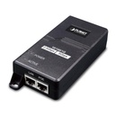Planet Inyector PoE 802.3 af/at, Hasta 30 W, con Puertos de 10/100/1000Mbps/ 2.5 Gbps/5 Gbps