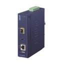 Planet Convertidor de medios industrial PoE+ 1000BASE-SX/LX a 10/100/1000BASE-T 802.3at (mini-GBIC, SFP)