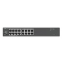 RUIJIE Switch no PoE, no administrable, con 16 puertos 10/100/1000 Mbps